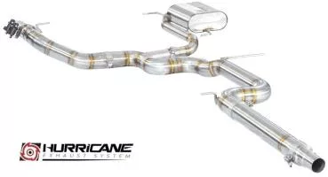 Hurricane Exhaust 3.5" ECE Klappenanlage für Seat Leon Cupra ST 300 FWD 5F V2 Doppelauspuffoptik